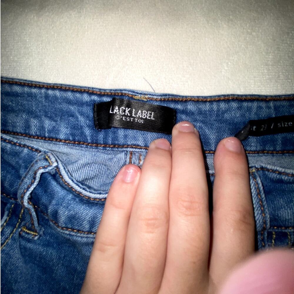 Black Label C'est Toi Womens Very Raw Hem Skinny Jeans Size 29 - Picture 6 of 7